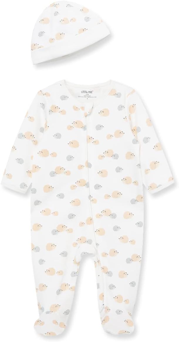 Little Me Footie Pajamas Cotton Baby Sleepwear Boys and Girls Footed Sleeper