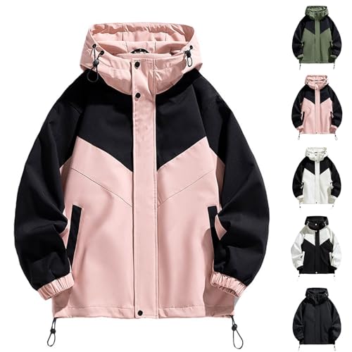 Chaqueta de softshell impermeable y cortavientos con capucha desmontable para montaña 2