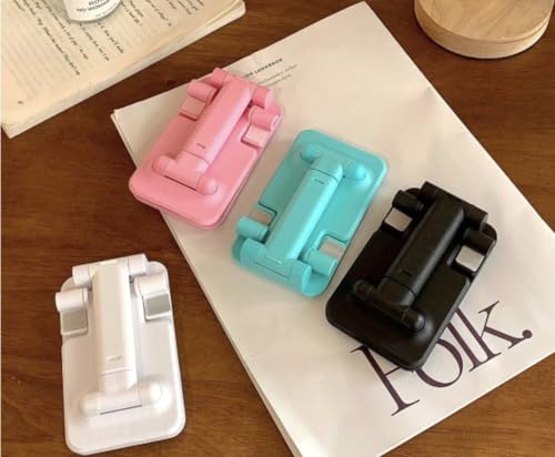 Suporte Para Celular e Tablet Dobrável Portátil Ajustável Apoio Mesa