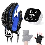 Rehabilitation Robot Gloves Hemiplegia Hand Stroke Recovery Equipment, Hand Dysfunction Training Device for Stroke, Finger Orthosis for Finger Cramps (M - Right)