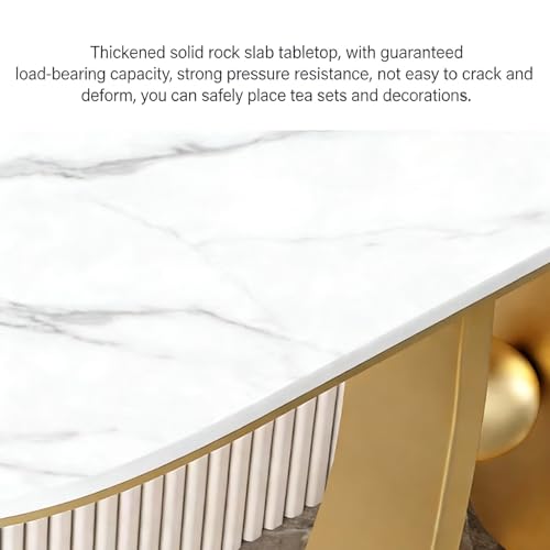 Mesa consola de recibidor compacta en piedra sinterizada para optimizar espacios 7