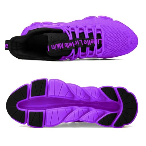 Image of Hello MrLin Men's Running Shoes Non Slip Athletic Tennis Walking Blade Type Sneakers Hip Hop