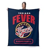 NORTHWEST Indiana Fever WNBA High Block Silk Touch Throw Blanket 50 x 60 inches
