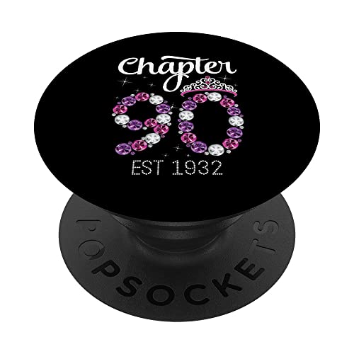 Capítulo 90 camisetas Est 1932 Vintage 90 Cumpleaños PopSockets PopGrip Intercambiable