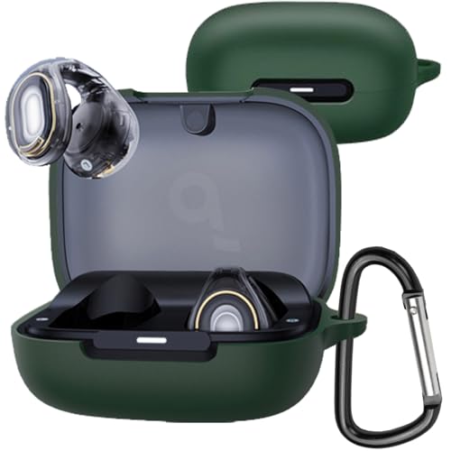 UIUIKA For Anker Soundcore C30i �P�[�X C30i �ی�J�o�[ �_�炩�� �V���R���� �����h�~ �L�Y�h�~ �ϏՌ� �h�o �y�� �����[�d�\ �J���r�i�t�� �����h�~(�O���[��)