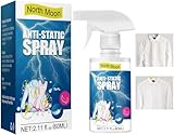 Anti Static Spray Antistatisch,Antistatik Spray Kleidungfür Kleidung,Textilien,Möbel und Auto,Reduziert Statische Aufladung