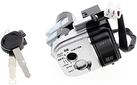 FXCNC Racing Motorcycle 2 Wire Ignition Switch Lock With Keys Compatible with PCX125 PCX150 2014-2015(35100-K35-V11)