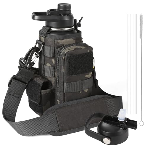 32 Oz Insulated Water Bottle - Stainless Steel Tactical Flask ...