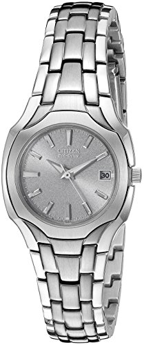 Citizen Women's Eco-Drive Stainless Steel Watch with Date, EW1250-54A