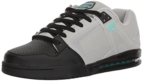 Osiris Men's PXL Skate Shoe, Light Grey/Black/Opal, 10 M US