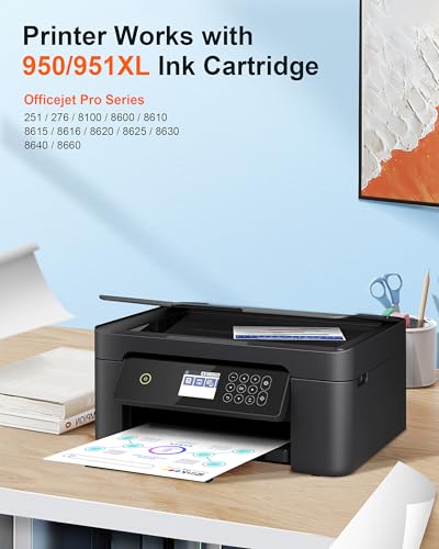 Image of 950XL 951XL Ink Cartridge 950 951 Combo Pack Compatible for Pro 8600 4 Pack