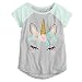 Jumping Beans Little Girls' 4-12 Pretty Unicorn Tee 5 Heather Grey