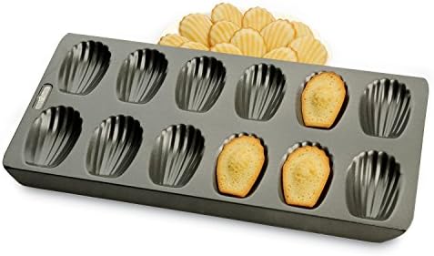 Chicago Metallic Professional Non-Stick 12-Hole Madeleine Tin, 40 x 19 cm (15.5" x 7.5")