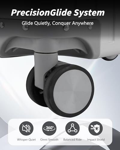 YYW Full Aluminum Carry On Luggage - Airline Approved Hardside Suitcase with TSA Lock Hardside Lightweight Suitcase and Silent Wheels Ideal for Business Travel4