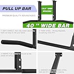 ATENTO Pull Up Bar, Chin Up Bars Ceiling Mount, Workout for Home Gym, Beam, Crossfit - Heavy-Duty, Foam Grip, Easy installation - Image 4