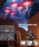 Magcubic Mini Beamer 4K 360°+35° Foldable Split Projector, 260 ANSI – Ansicht 3