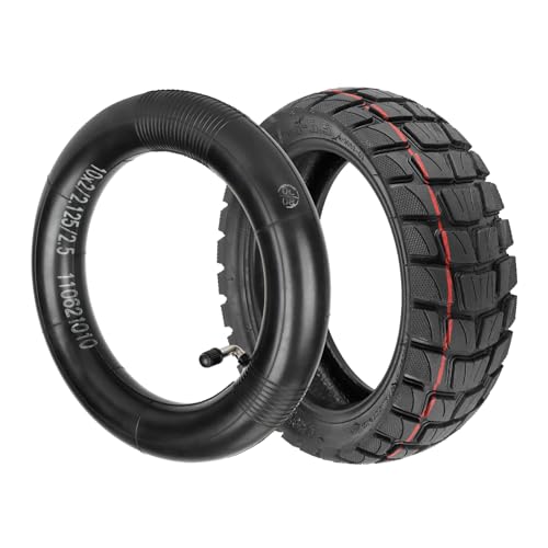 LUCK4U 80/55-6.5 Scooter Tubeless tire with Inner Tubes 10 inch off Road tires Scooter Accessories