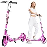 Scooters for Kids 8-12, Teens & Adults - Lightweight, Foldable, 8-Inch Big Wheels,...