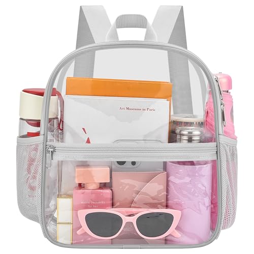 Image of Oraben Clear Backpack for Stadium Events Stadium Backpack Waterproof 12x6x12 Clear Bag for Adult Concert Sport Work