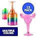 Party Dimensions Neon 12 Count Plastic Margarita Cup, 12-Ounce