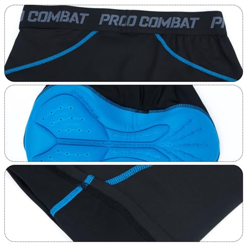 BDSHUNBF Culotte Ciclismo Hombre - Pantalón Corto Acolchado 3D para MTB y Bicicleta, Cómodo y Transpirable - imagen 6