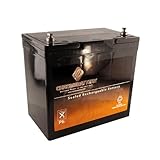 12V 55Ah AGM Sealed Lead Acid Deep Cycle Battery Replaces RENOGY PV Solar Panels and Pride Jazzy Elite HD