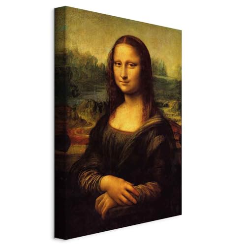 murando - Quadro Acustico Leonardo da Vinci 1 pezzo schiuma acustica Quadri Moderni Camera da Letto Matrimoniale - Stampa su Tela - Protezione dai Rumori Fonoassorbente Acustiche Monna Lisa