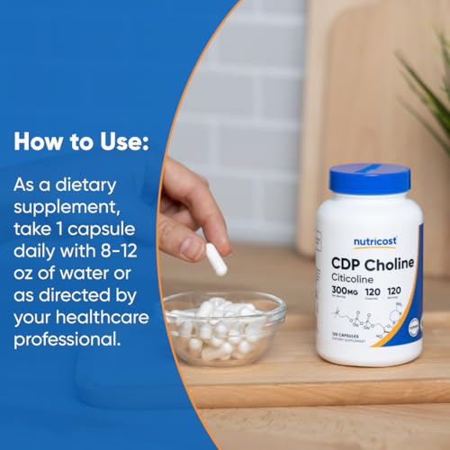 Nutricost CDP Choline Capsules