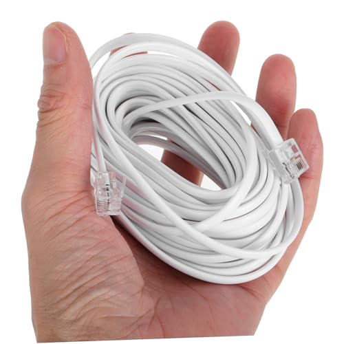 Cable de teléfono fijo Mipcase cable de extensión para PC y telefonía analógica 3