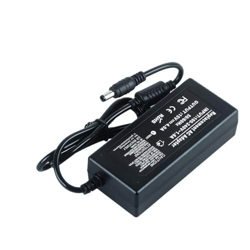 Adaptateur secteur 15V 4A avec connecteur 5.5 x 2.5 mm pour PC portable