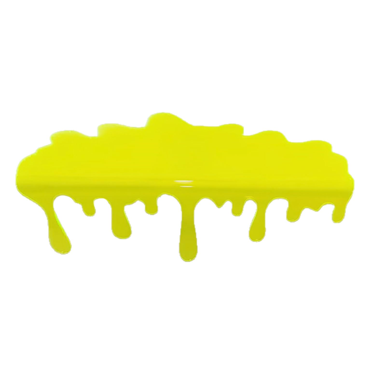 Greabuy Fluorescent Wall Shelf Wall Mounted Floating Shelf for Plant Figurines Display Walled Mounted Storage Shelves Decors Storage Shelves