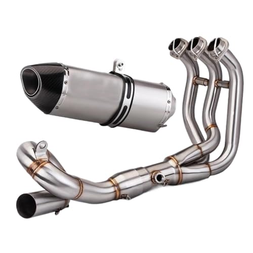 Sistema de escape de moto Yamaha MT09 ideal para rutas de montaña largas