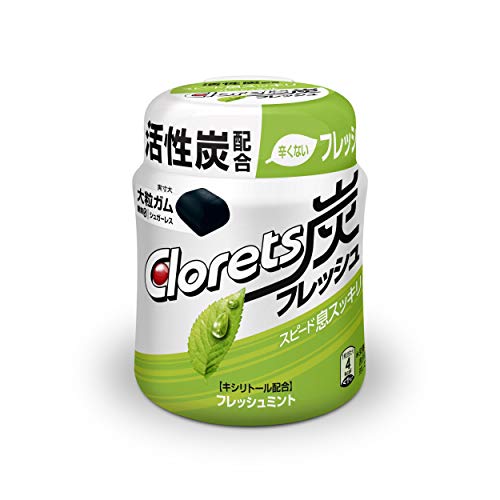 モンデリーズ クロレッツ炭フレッシュ フレッシュミントボトル 127g ×6個
