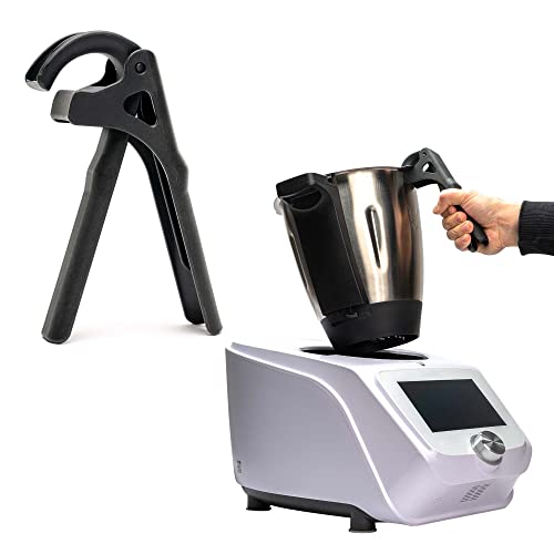 mixcover Poignée compatible avec Monsieur Cuisine Connect, Monsieur Cuisine Smart et autres casseroles à cuisinière, poignée mixte, accessoires pour MCC, MCS, poignée amovible Cover