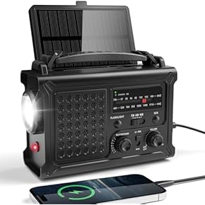 Radio météo à manivelle d'urgence Radio à manivelle solaire Portable
