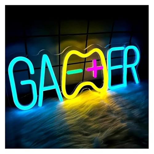 Enseigne lumineuse néon pour salle de jeux et décoration chambre