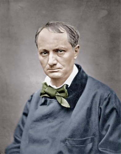 Tableaux poète français Charles Baudelaire déco murale historique