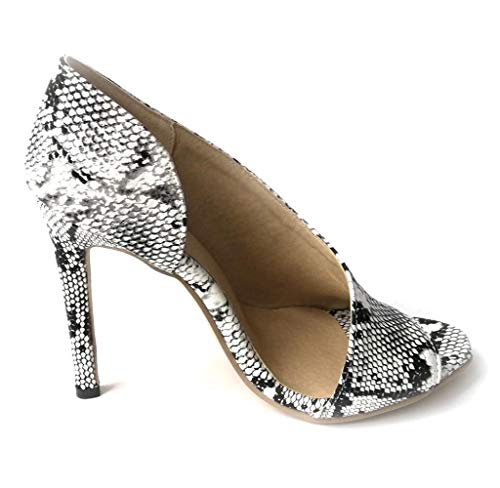 Jimmackey Scarpe da Donna - Peep Toe Slingback