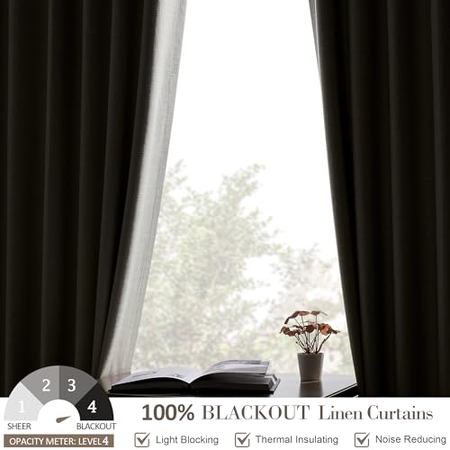 Rideaux occultants courts isolants UHITECH contre la chaleur de la chambre