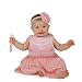 Waterproof Bibs for Toddlers - Silicone Baby Bib - Easy to Clean Feeding Bib - Soft, Comfortable, and Adjustable - Fits Up to 6 Years Old (Pink Pearl)