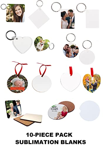 Sawgrass Sg500 Sublimation Printer - Bundle With Easysubli Inks, 220 Sheets Sublimax Paper, 3 Tapes, 10 Pieces Sublimation Blanks, Creative Studio Software (Sg500 Easy Subli For Siser Users) #TOP3