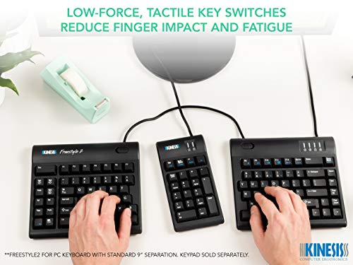 Kinesis Freestyle2 Ergonomic Keyboard for PC (20" Extended Separation) by KINESIS - Image 6