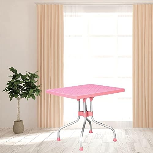 Nilkamal Orchid SquareShape Plastic Dining Table for Indoor & Outdoor
