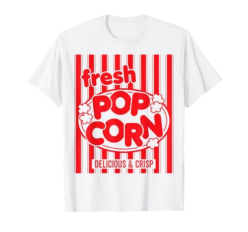 Popcorn Halloween Costume Vintage Group Trick or Treat T-Shirt