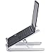 Foldable Laptop Stand, Adjustable Height, Monitor Riser, Compact & Portable Holder for Mac Books, Standing Desks, Home & Work, Improve Posture, Eliminate Aches & Enhance View by Bestrix