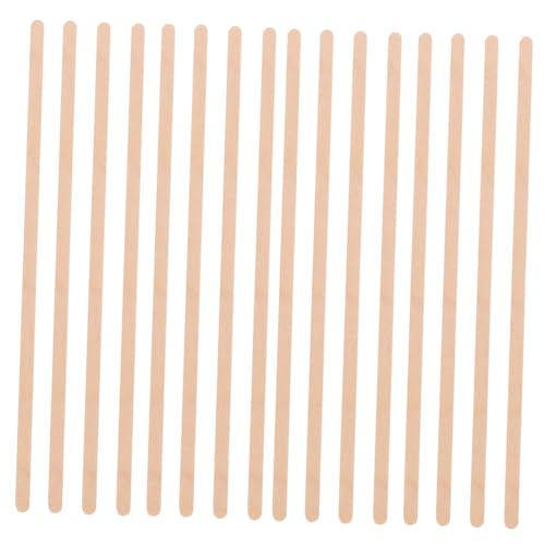 STOBAZA 150pcs Coffee Stirrer Coffee Mixer Stick Rods Coffee Stick Mixing Long Stirrers Sticks and Party Drinks Reusable Stirrer Cocktail Stirring Glass Coffee Stirring Rod Wood re-usable