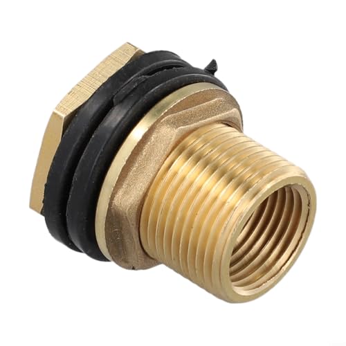 1 raccordo in ottone per serbatoi d'acqua 3/4 maschio e 1/2 femmina filettati con guarnizione