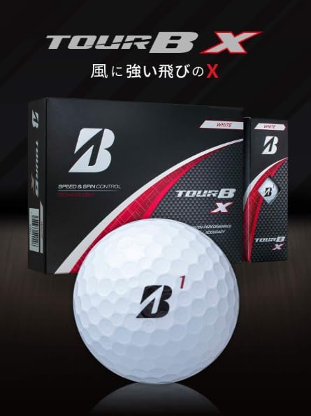 ブリヂストン TOUR B X ホワイト 2ダース(24球入) 2024年モデル