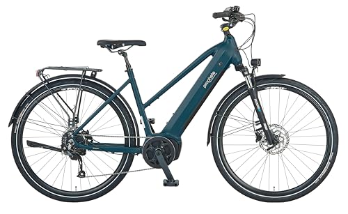 Prophete Entdecker 3.0 Trekking E-Bike 28 Zoll - 360 Wh - Integrierter Akku - Mittelmotor - 9-Gang Kettenschaltung - HDY. Scheibenbremse - Rahemnhöhe 50 cm