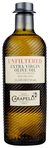 Carapelli Organic Extra Virgin, Unfiltered Olive Oil, 25.5 Ounce
